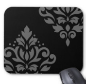 Scroll Damask Art I Mousepad